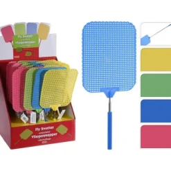 New FÖRSEJARE MED UTRÄCKBAR XL 65CM ASSORTERADE FÄRGER TRÄDGÅRDSTILLBEHÖR Flugsmällor