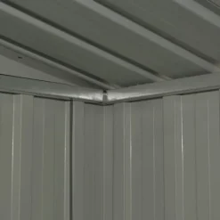 Förvaringsbod antracit stål 204x132x186 cm - Trädgårdsskjul - Trädgårdsbod - Home & Living Skjul, Garage & Carports
