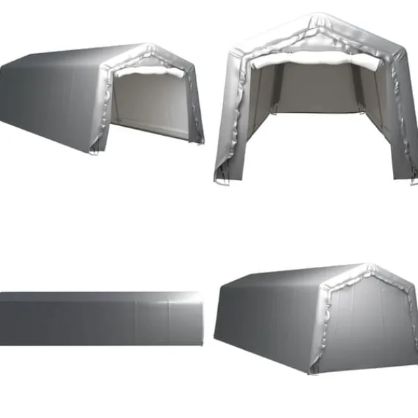 Outlet Förvaringstält 300x900 cm stål grå - Tält - Tältar - Home & Living Skjul, Garage & Carports