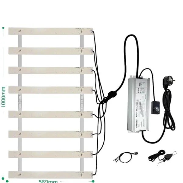 Clearance Fullspektrum LED-växtlampa, dimbar design, IP65 vattentålig,200W Kit För Växt- & Örtplantering