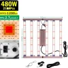 Online Fullspektrum LED-växtljus, dimbar rattkontroll, 240W effektutgång,480W Kit För Växt- & Örtplantering