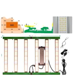 Sale Fullspektrum LED-växtljus, 400W effekt, 1936 LED-konfiguration,320W Kit För Växt- & Örtplantering