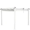 FURNLUX PERGOLA FÖR UTOMHUSBRUK LAZIO VIT 295CM