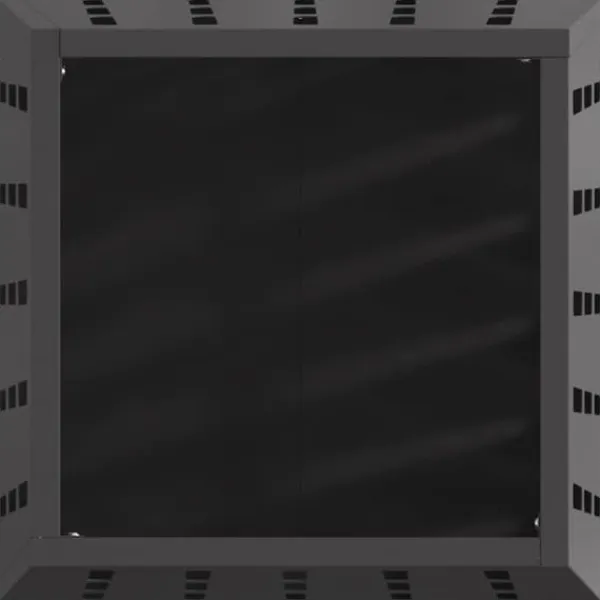 Fyrkantig eldstad i stål - Modern utomhusdesign | Färg: Svart | Storlek: 50x50x70 cm