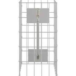 Gabion Säule med Vattenkran 50x25x25 cm - Rostfritt Stål | Färg: Silver | Storlek: 50x25x25 cm Fontäner & Dammar