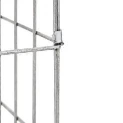 Gabion Säule med Vattenkran 50x25x25 cm - Rostfritt Stål | Färg: Silver | Storlek: 50x25x25 cm Fontäner & Dammar
