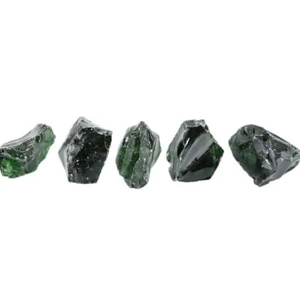 vidaXL Gabionsten glas grön 60-120 mm 25 kg