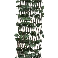 vidaXL Galler av väv - - 5st - Konstblad - 180x60cm - Väderbeständig pil