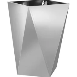 vidaXL Galvaniserad stålplanterare - - Silver - 50x50x75 cm - Monteras krävs - Robust - Utomhusbruk