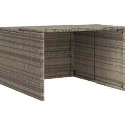 Best Garage för robotgräsklippare grå 86x90x52/57 cm konstrotting Skjul, Garage & Carports