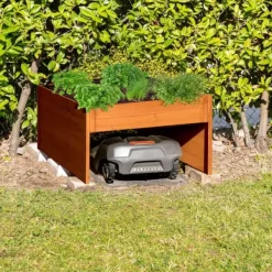 Garage för robotgräsklippare, 52,5x79x74 cm Skjul, Garage & Carports