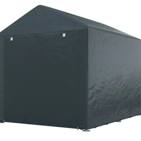 Garage Tält, 160x218x172 cm, Mörkgrå
