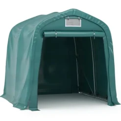 Sale Garagetält i PVC - Vattentålig förvaring för fordon | Storlek: 2,4x2,4 m | Färg: Grön Skjul, Garage & Carports
