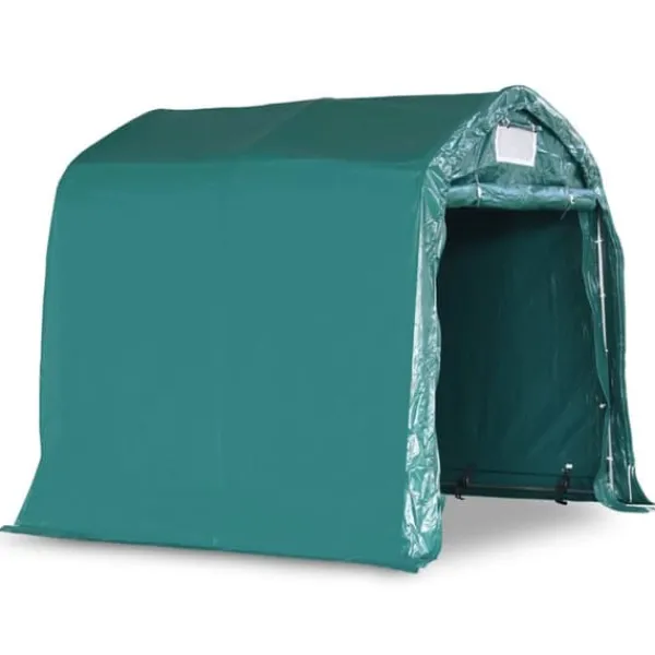 Sale Garagetält i PVC - Vattentålig förvaring för fordon | Storlek: 2,4x2,4 m | Färg: Grön Skjul, Garage & Carports