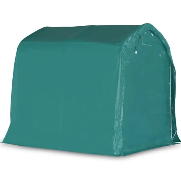 vidaXL Garagetält PVC 1,6x2,4 m grön