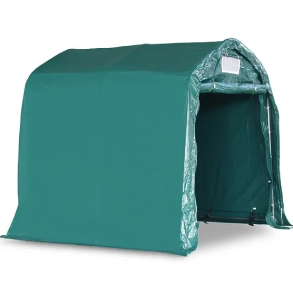 vidaXL Garagetält PVC 1,6x2,4 m grön