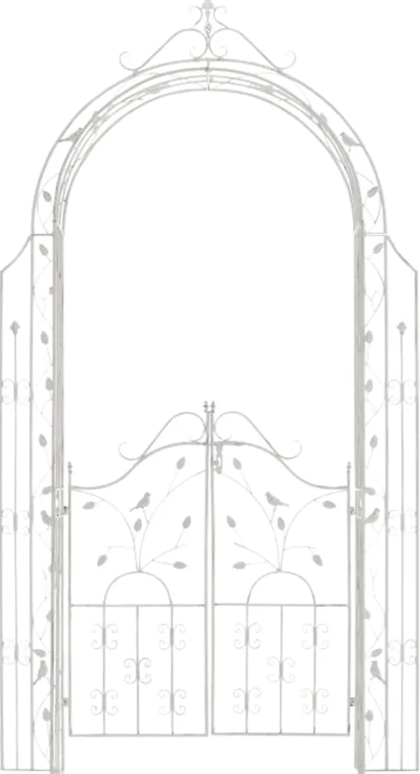 Garden Arch with Gate - Climbing Aid - Hållbar järndesign