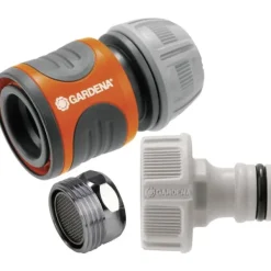 Hot 18285-20 Plast Krankoppling Snabbkoppling, 13 mm Ø, 15 mm Ø, 3/4 inv., 3/4 utv., M22 inv. Set Bevattning
