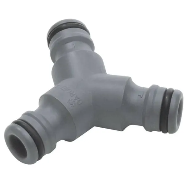 Hot 00934-50 Plast Y-koppling Snabbkoppling, 13 mm Ø Bevattning
