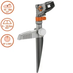 Gardena Canon sprinkler på roterande plock