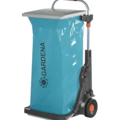Gardena Mobil Trädgårdsvagn - Metallram - Justerbar Väskhöjd - Max. 70 kg - Blå