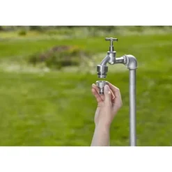 Clearance Premium krankoppling 15 / 21 - Tillverkad av metall - Antistänksystem - Installation för OGS-anslutning (18240-20) Bevattning