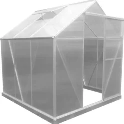 Clearance Gardiun Växthus Lunada 3 3.63m² Durchsichtig 193 x 188 x 190 cm Växthus