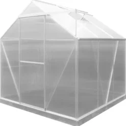 Clearance Gardiun Växthus Lunada 3 3.63m² Durchsichtig 193 x 188 x 190 cm Växthus