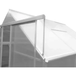 Clearance Gardiun Växthus Lunada 3 3.63m² Durchsichtig 193 x 188 x 190 cm Växthus