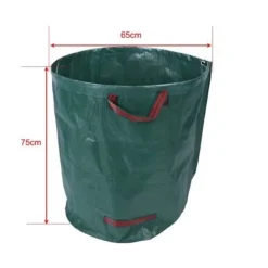Garnaco® DEUBA | Set med 4 trädgårdspåsar - 280 liter, max. 50 kg | Ergonomiska handtag Trädgårdskorgar