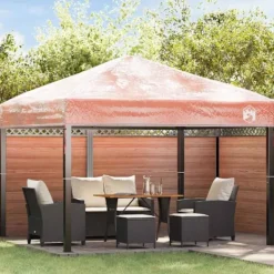 vidaXL Gazebo överdrag ersättning 3 x 3 m PVC