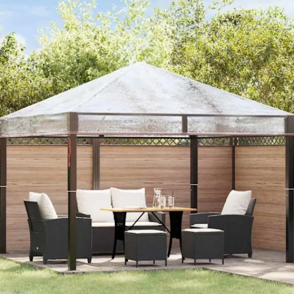 vidaXL Gazebo överdrag ersättning 3 x 3 m PVC