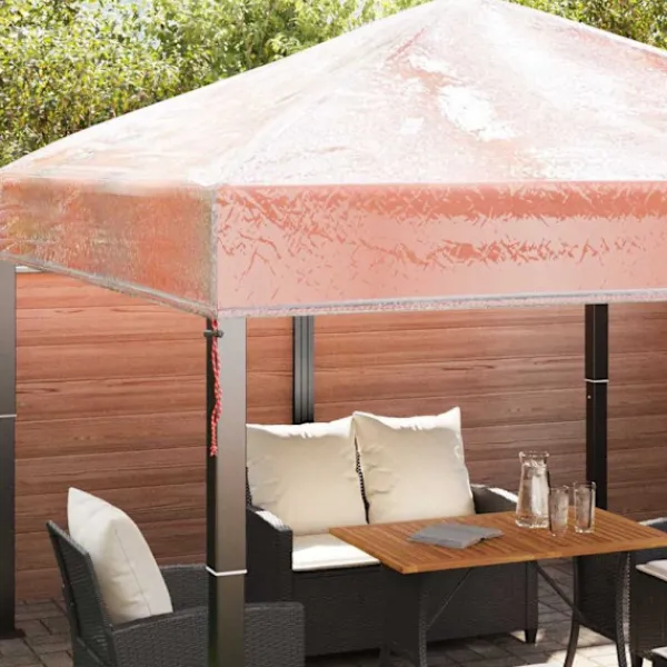 vidaXL Gazebo överdrag ersättning 3 x 3 m PVC