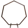 Hot Geometrisk bröllopsbåge i trä - Bakgrundsstativ - Retro stil - Polerad yta - Längd 2,24 m - Höjd 2,19 m - Storlek M - Brun Valvbågar, Spaljéer, Bersåer & Pergolor