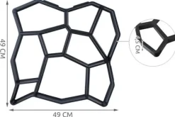 Hot Gjutnät för Trädgårdsgångar - Plast hexagon-formad Trädgårdsstenar & Klivstenar