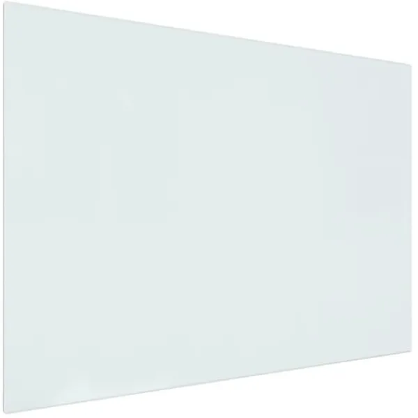 Glasskiva för öppen spis rektangulär 80x60 cm Tillbehör Till Vedeldade Kaminer & Öppna Spisar