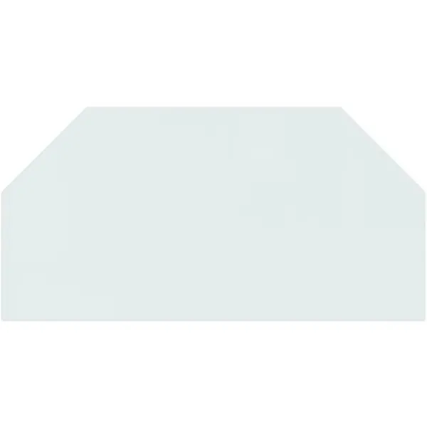 Discount Glasskiva för öppen spis sexkantig 100x50 cm - Glasskiva - Glasskivor - Home & Living Tillbehör Till Vedeldade Kaminer & Öppna Spisar