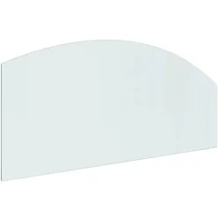 Hot Glasskiva för öppen spis 120x50 cm Tillbehör Till Vedeldade Kaminer & Öppna Spisar