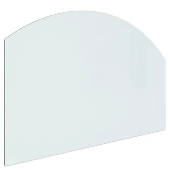 New Glasskiva för öppen spis 80x50 cm Tillbehör Till Vedeldade Kaminer & Öppna Spisar