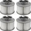 Outlet Gäller för Poolfilter MSPA uppblåsbara pooler FD2089 4-pack Pool- & Spatillbehör