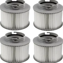 Outlet Gäller för Poolfilter MSPA uppblåsbara pooler FD2089 4-pack Pool- & Spatillbehör