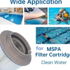 Outlet Gäller för Poolfilter MSPA uppblåsbara pooler FD2089 4-pack Pool- & Spatillbehör