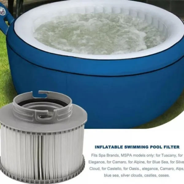 Outlet Gäller för Poolfilter MSPA uppblåsbara pooler FD2089 4-pack Pool- & Spatillbehör