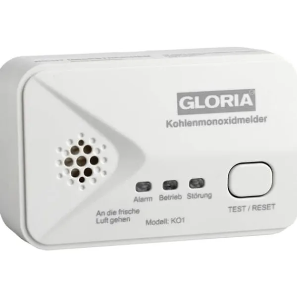 Best Gloria KO1 Kolmonoxid-detektor batteri Detektering Kolmonoxid Rök- & Koloxiddetektorer