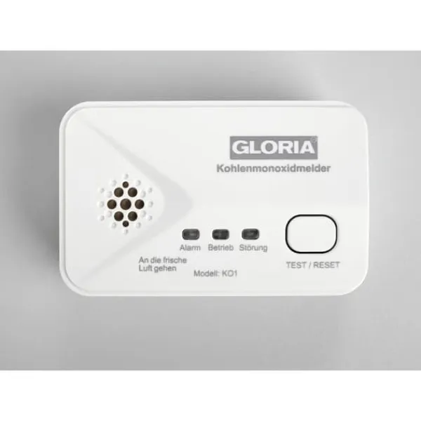 Best Gloria KO1 Kolmonoxid-detektor batteri Detektering Kolmonoxid Rök- & Koloxiddetektorer