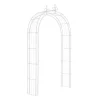 New Gloriette i trädgården - CLP - Rosbåge SUN - Metall - 260 cm - 6 färger tillgängliga Valvbågar, Spaljéer, Bersåer & Pergolor