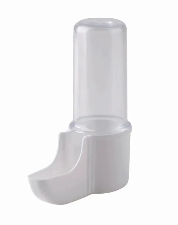 2GR | Dinosaurievattenkanna | Fågelvattenkanna | Vattenskål för papegojor och andra fåglar 20 ml | Vit