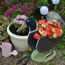 Sale Gör-det-själv djur blomkruka Tecknad Desktop Suckulenta Planter Trädgård prydnad hantverk Trädgårdsprydnader