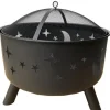 GREENHAND Bålfad, Ø60 cm, sort, Moon & Star
