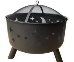 GREENHAND Bålfad, Ø60 cm, sort, Moon & Star